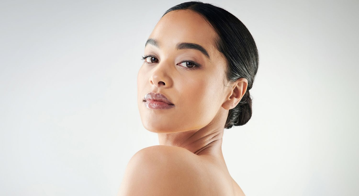 Close-up of large green leaf texture.